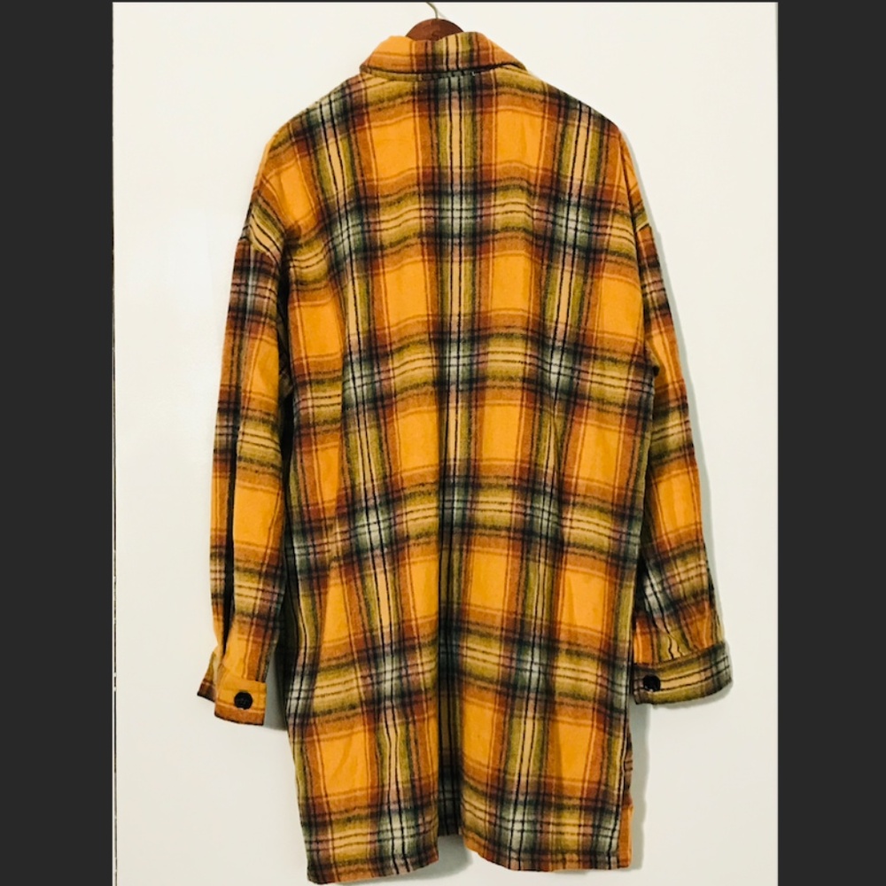 Jess Lea long plaid flannel shacket 2XL (NWT) - Picture 8 of 9